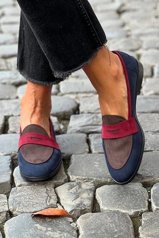 CASUAL TRICOLORE LOAFERS