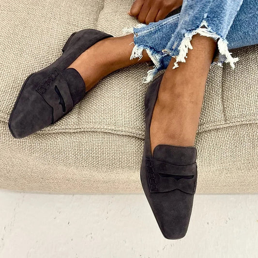 ELEGANT SQUARE-TOED LOAFERS
