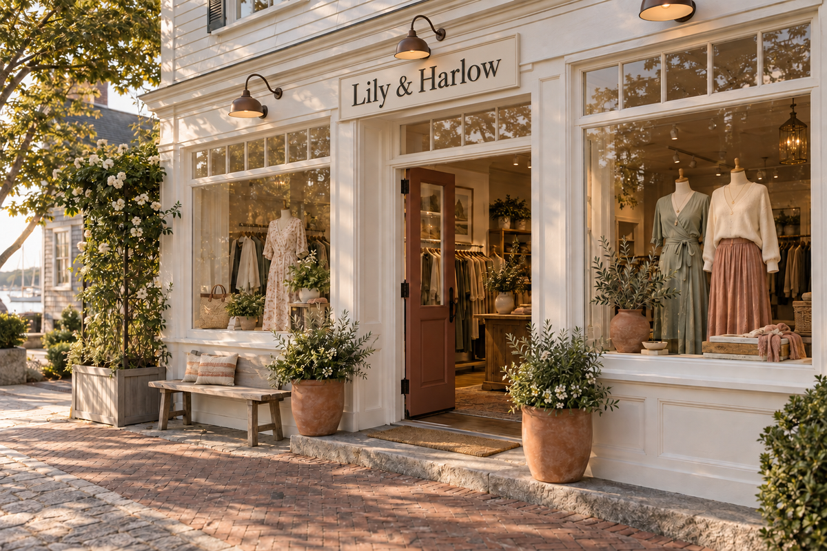 Lily and Harlow boutique exterior